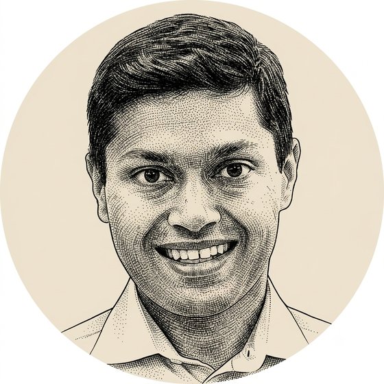 Portrait of Sachin Gupta, founder of FoxtrotAI